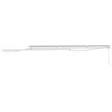 Awning Manual White 5 x 3.5 m Metal