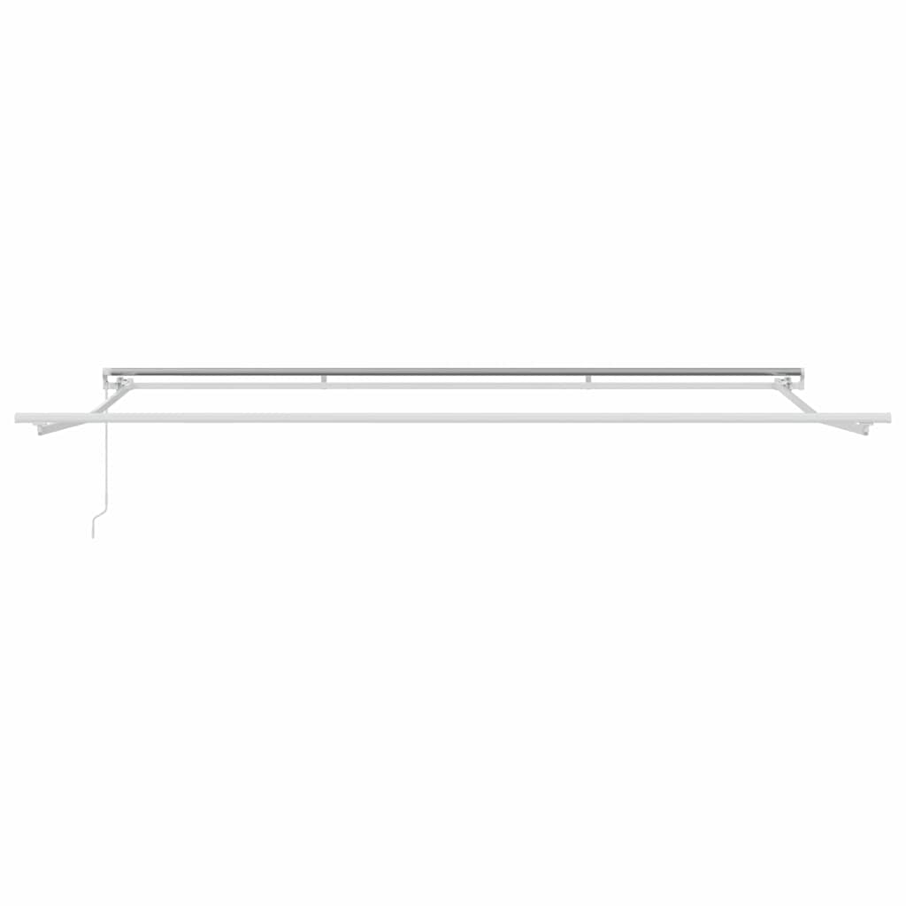 Awning Manual White 5 x 3.5 m Metal