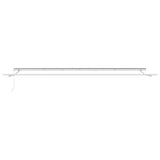 Awning Manual White 6 x 3.5 m Metal