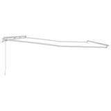 Awning Manual White 6 x 3.5 m Metal