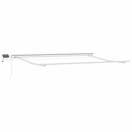 Awning Manual White 5 x 3 m Metal