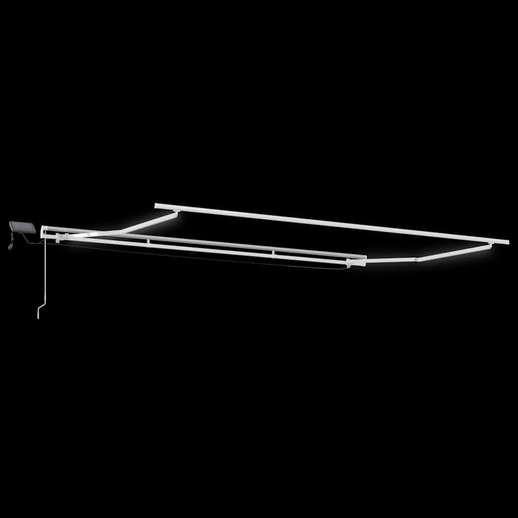 Awning Manual White 5 x 3 m Metal