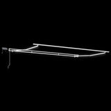 Awning Manual White 5 x 3 m Metal