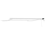 Awning Manual White 5 x 3 m Metal