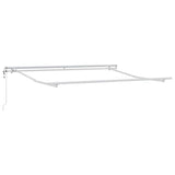 Awning Manual White 3 x 2.5 m Metal