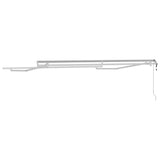 Awning Manual White 3.5 x 2.5 m Metal