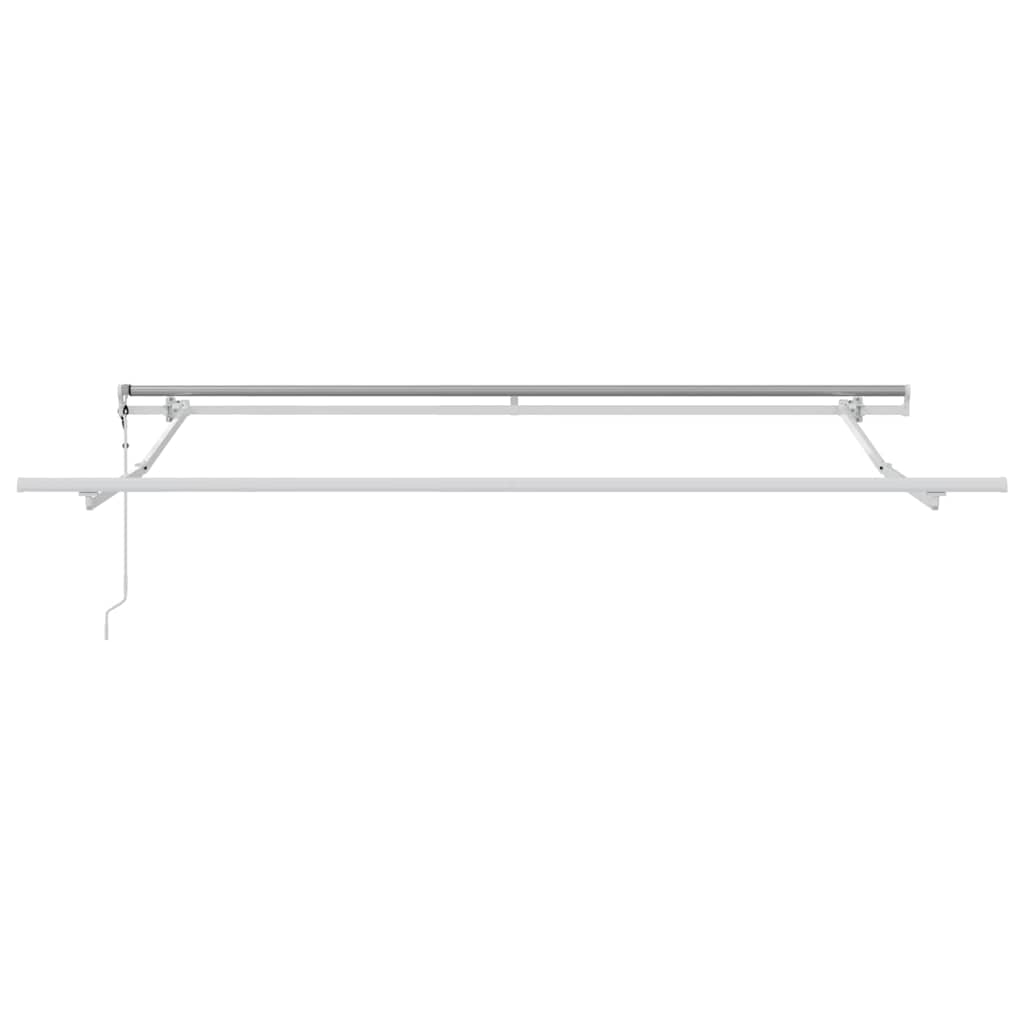 Awning Manual White 3.5 x 2.5 m Metal