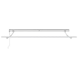 Awning Manual White 3.5 x 2.5 m Metal