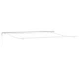 Awning Manual White 5 x 3 m Metal