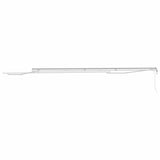 Awning Manual White 6 x 3 m Metal
