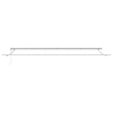 Awning Manual White 6 x 3 m Metal