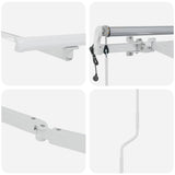 Awning Manual White 5 x 3.5 m Metal