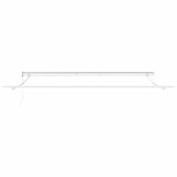 Awning Manual White 5 x 3.5 m Metal