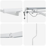 Awning White 5 x 3 m Metal