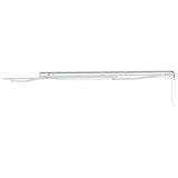Awning White 5 x 3 m Metal