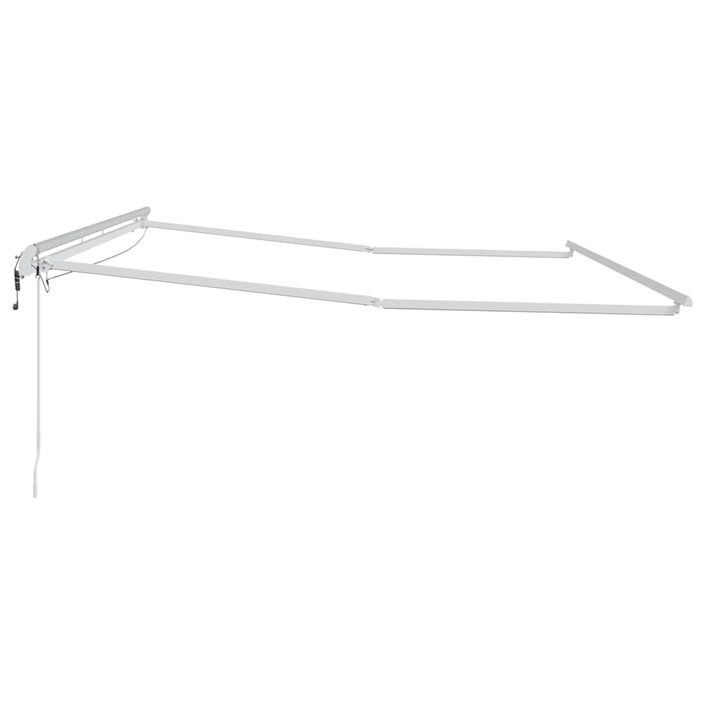 Awning White 5 x 3 m Metal