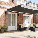 Awning Manual Anthracite 5 x 3 m Metal