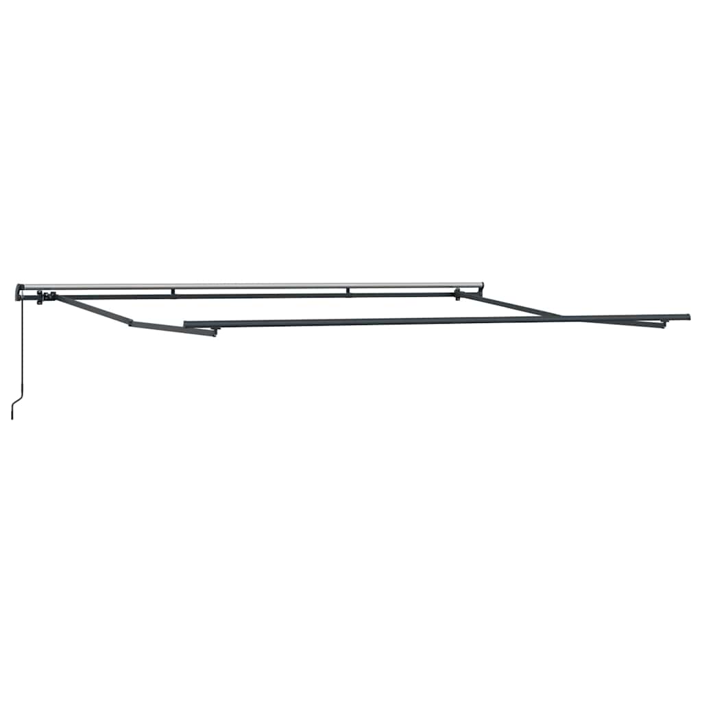 Awning Manual Anthracite 5 x 3 m Metal