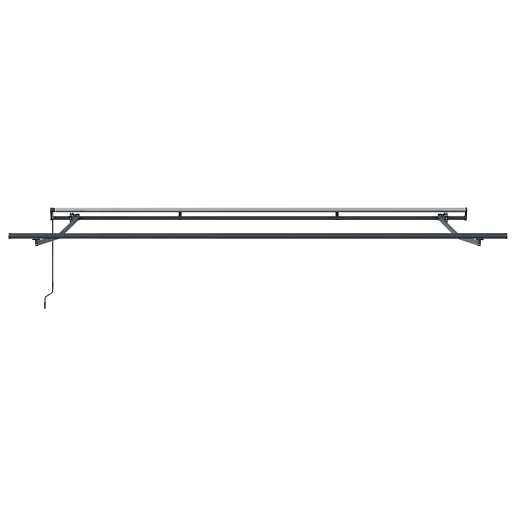 Awning Manual Anthracite 5 x 3 m Metal