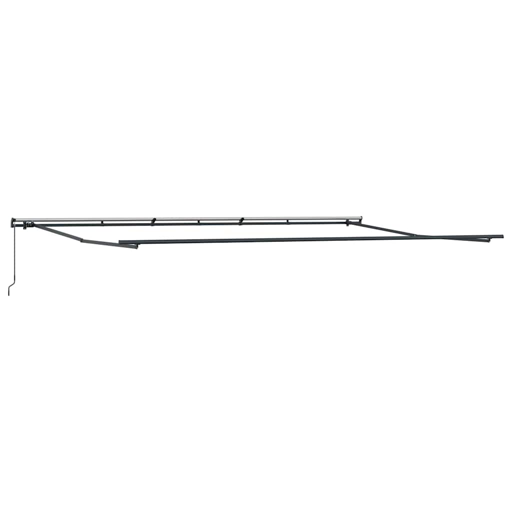 Awning Manual Anthracite 6 x 3 m Metal
