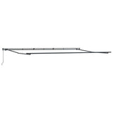 Awning Manual Anthracite 6 x 3 m Metal