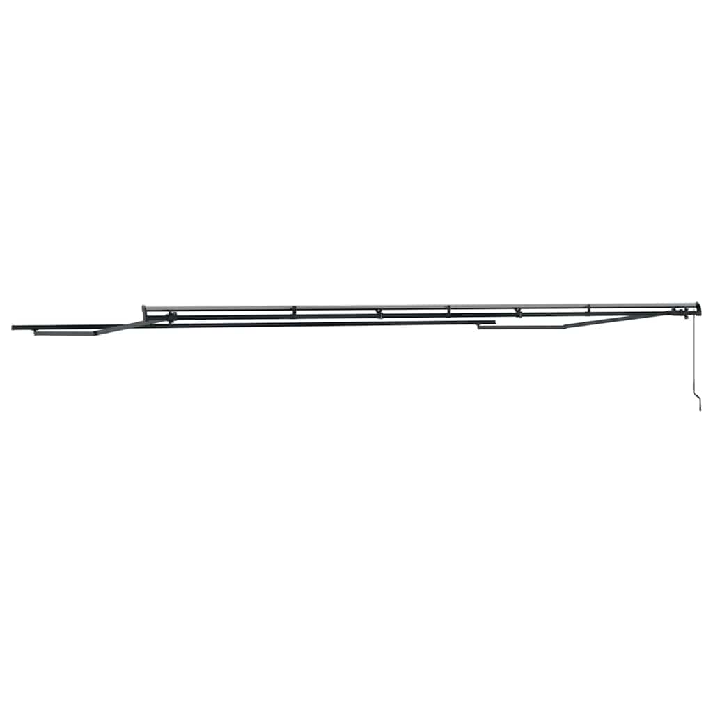 Awning Manual Anthracite 6 x 3 m Metal