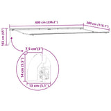 Awning Manual Anthracite 6 x 3 m Metal
