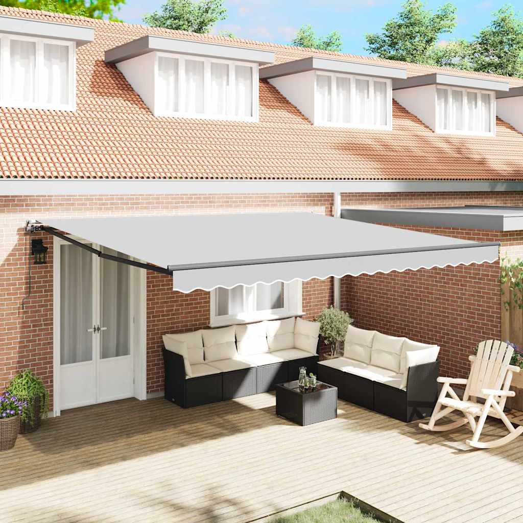Awning Manual Anthracite 5 x 3.5 m Metal