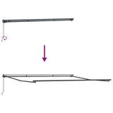 Awning Manual Anthracite 5 x 3.5 m Metal