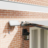 Awning with Manual Anthracite 5 x 3.5 m Metal
