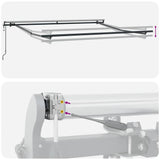 Awning Manual Anthracite 3.5 x 2.5 m Metal