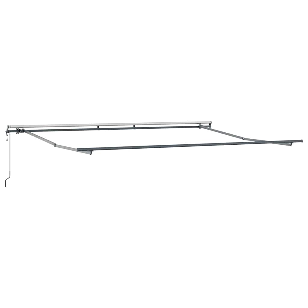 Awning Manual Anthracite 4 x 3 m Metal