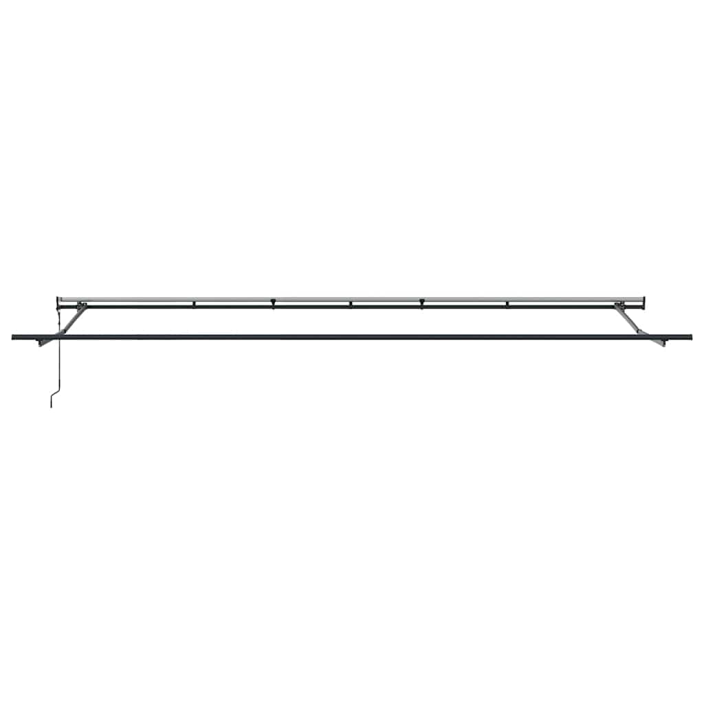 Awning Manual Anthracite 6 x 3 m Metal