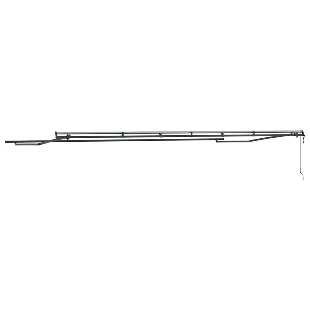 Awning Anthracite 6 x 3.5 m Metal