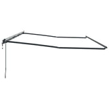 Awning Anthracite 6 x 3.5 m Metal