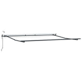 Awning with Manual Anthracite 4.5 x 3 m Metal
