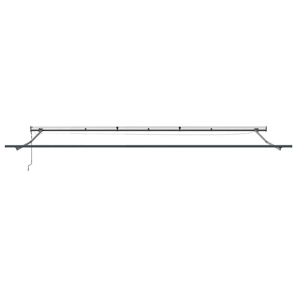 Awning with Anthracite 6 x 3 m Metal