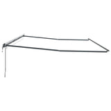 Awning with Anthracite 6 x 3 m Metal