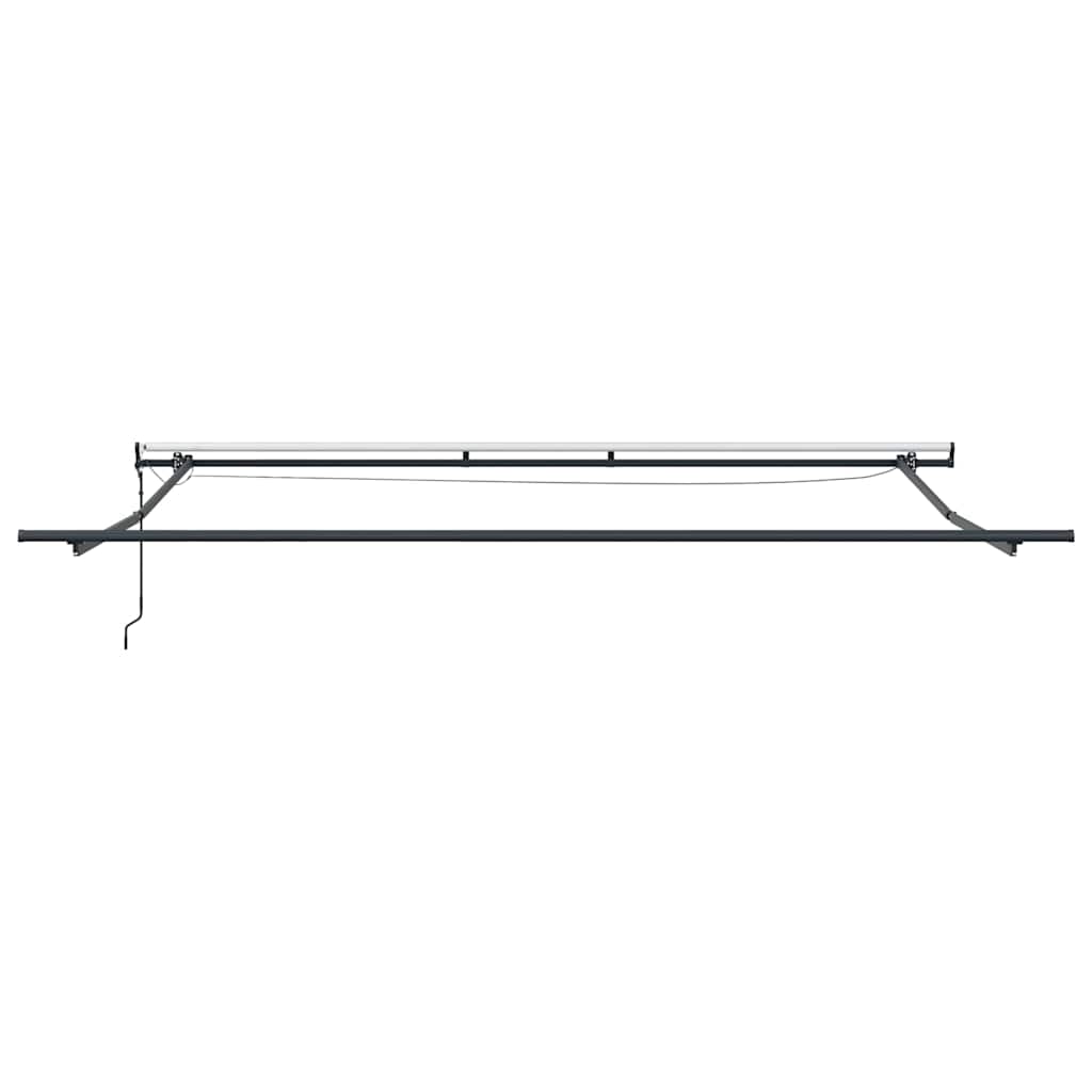 Awning with Anthracite 4 x 3.5 m Metal