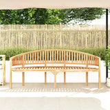 Banana Bench 200 cm Solid Teak Wood