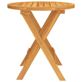 Bistro Table Ø46x47 cm Solid Wood Acacia