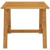 Garden Dining Table 88x88x74 cm Solid Acacia Wood