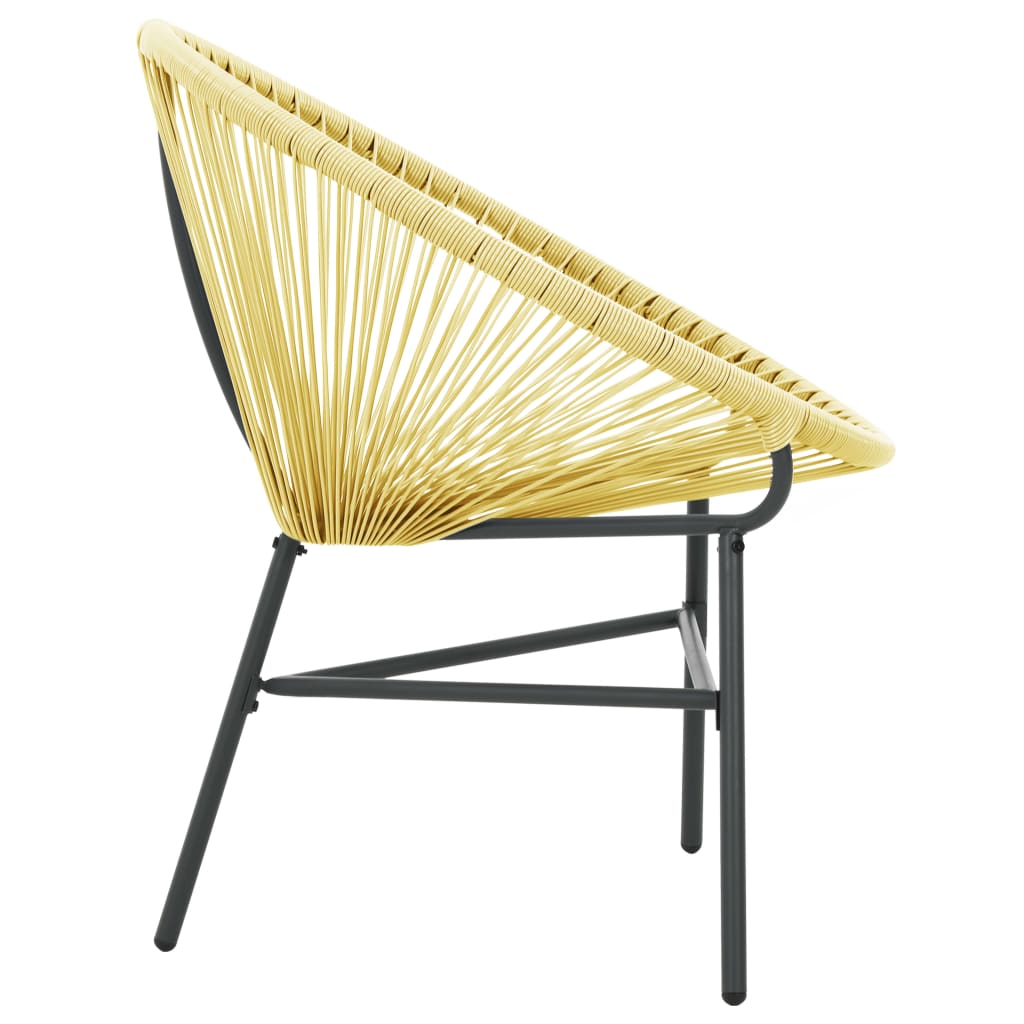 Garden Acapulco Chair Poly Rattan Beige