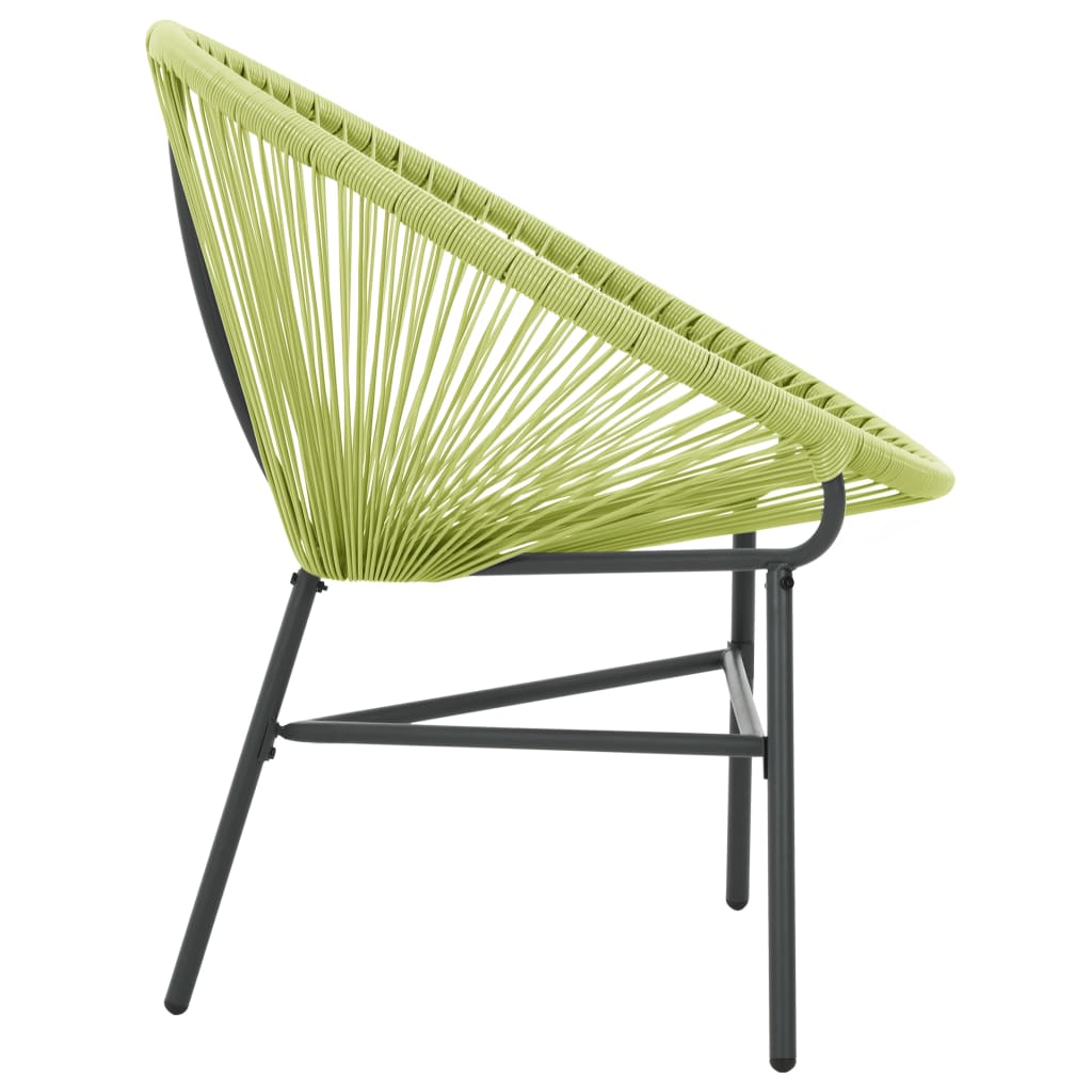 Garden Acapulco Chair Poly Rattan Green