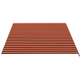 Replacement Fabric for Awning Orange and Brown 5x3.5 m