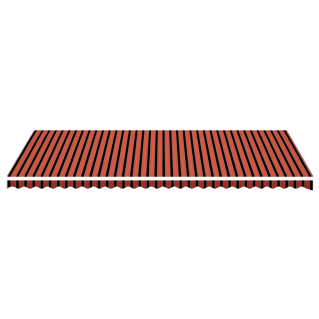 Replacement Fabric for Awning Orange and Brown 6x3.5 m
