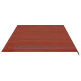 Replacement Fabric for Awning Orange and Brown 6x3.5 m