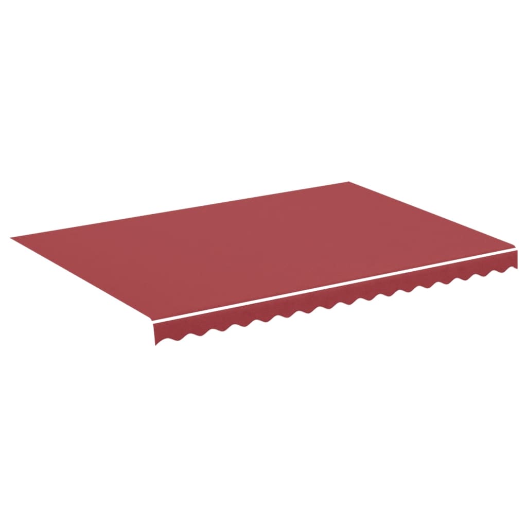 Replacement Fabric for Awning Burgundy Red 3.5x2.5 m