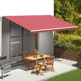 Replacement Fabric for Awning Burgundy Red 5x3 m