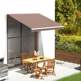 Replacement Fabric for Awning Brown 3x2.5 m